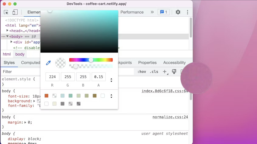 Improved private properties in Blisk 20.0.176.140