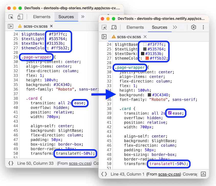 CSS syntax highlighting